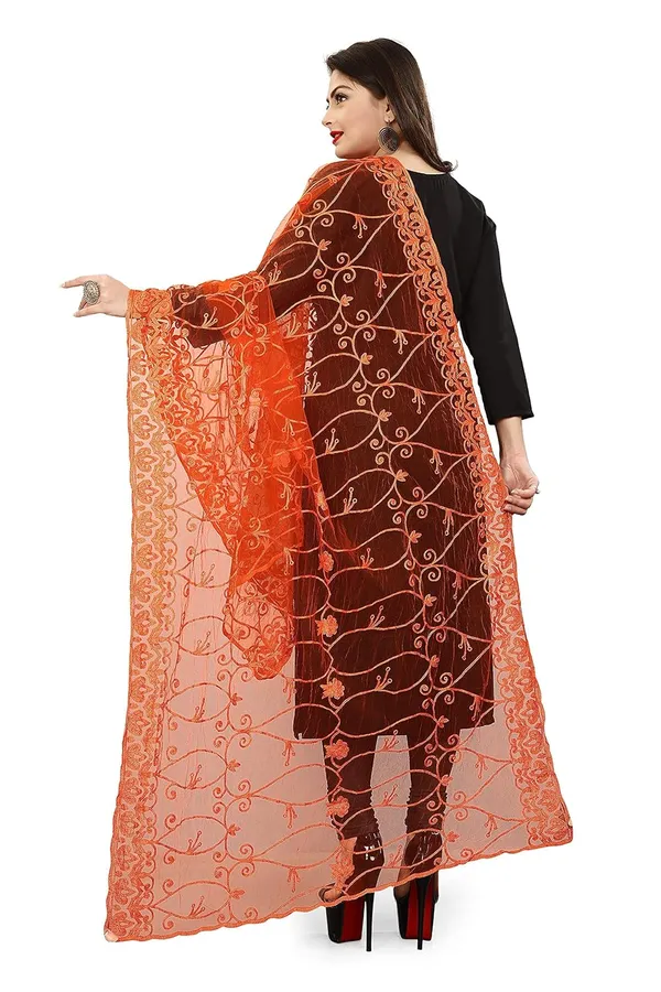 Women_Nylon_Net_Embroidered_Dupatta_Free_Size