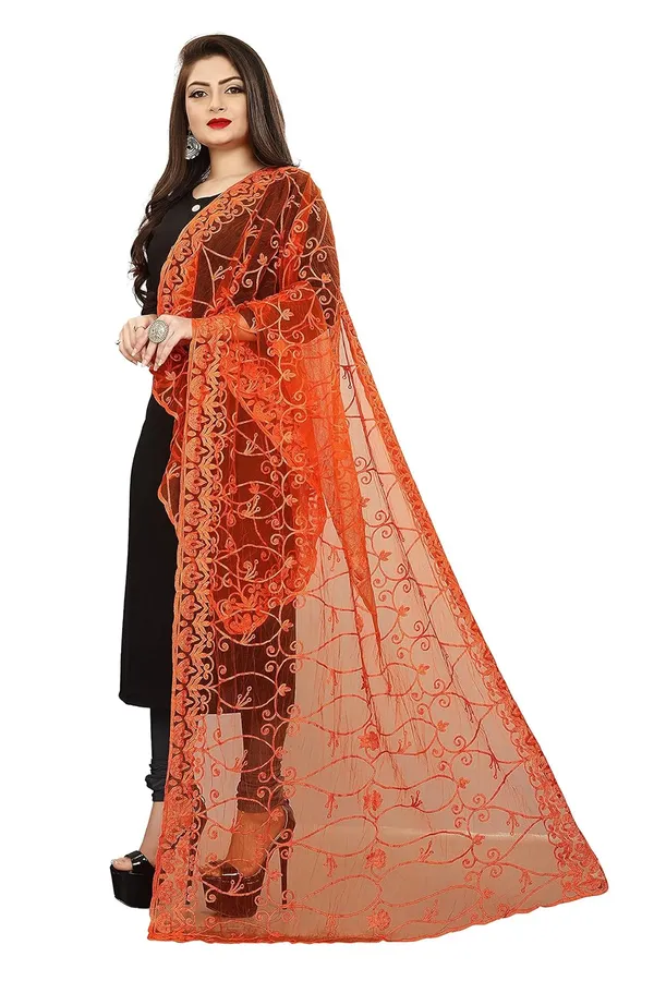 Women_Nylon_Net_Embroidered_Dupatta_Free_Size