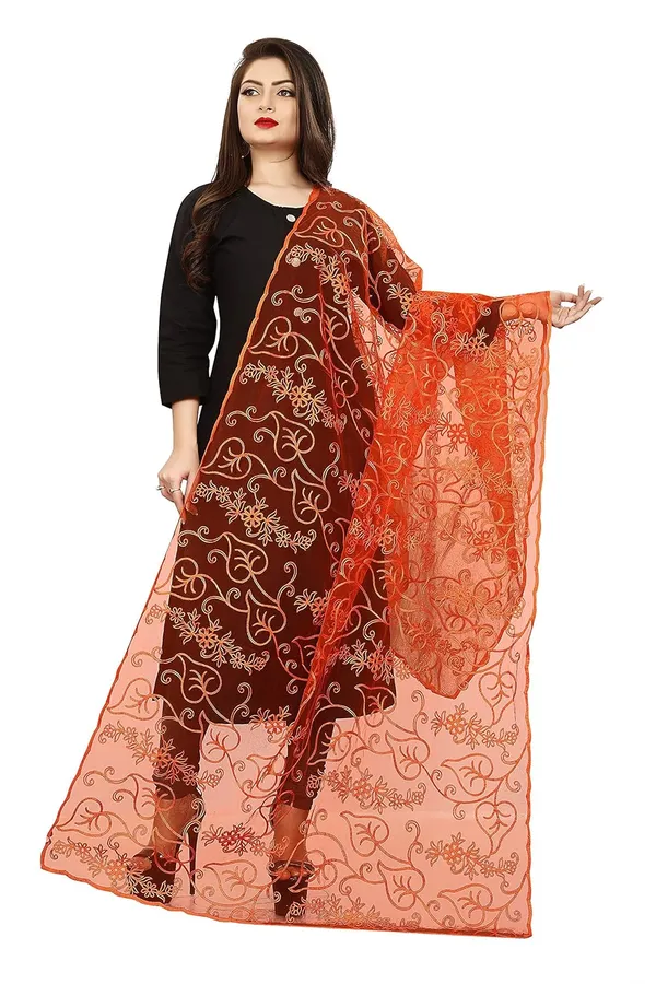 Women_Designer_Embellished_Net_Dupatta_For_Women_Girl_Free_Size