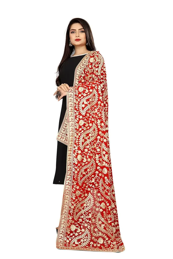Women_Embroidered_Chiffon_Dupatta