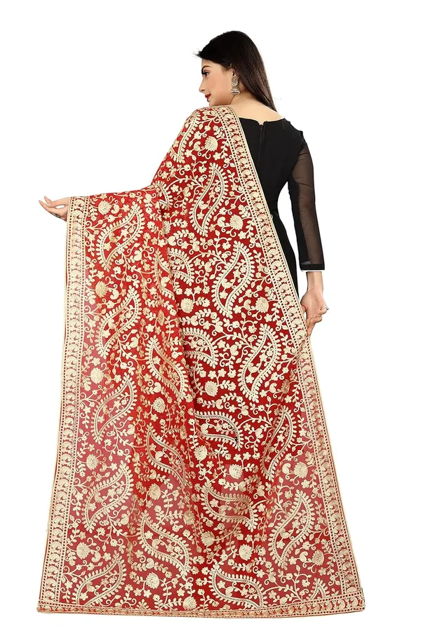 Women_Embroidered_Chiffon_Dupatta