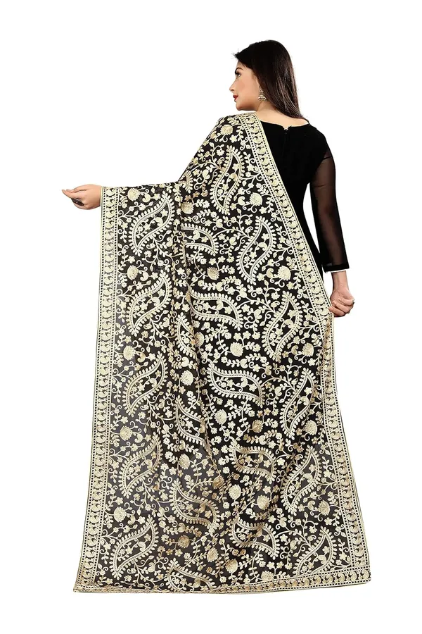Women_Embroidered_Chiffon_Dupatta