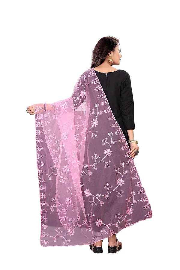 Designer_Women_Nylon_Net_Fancy_Embroidered_Dupatta_For_Women_Girl