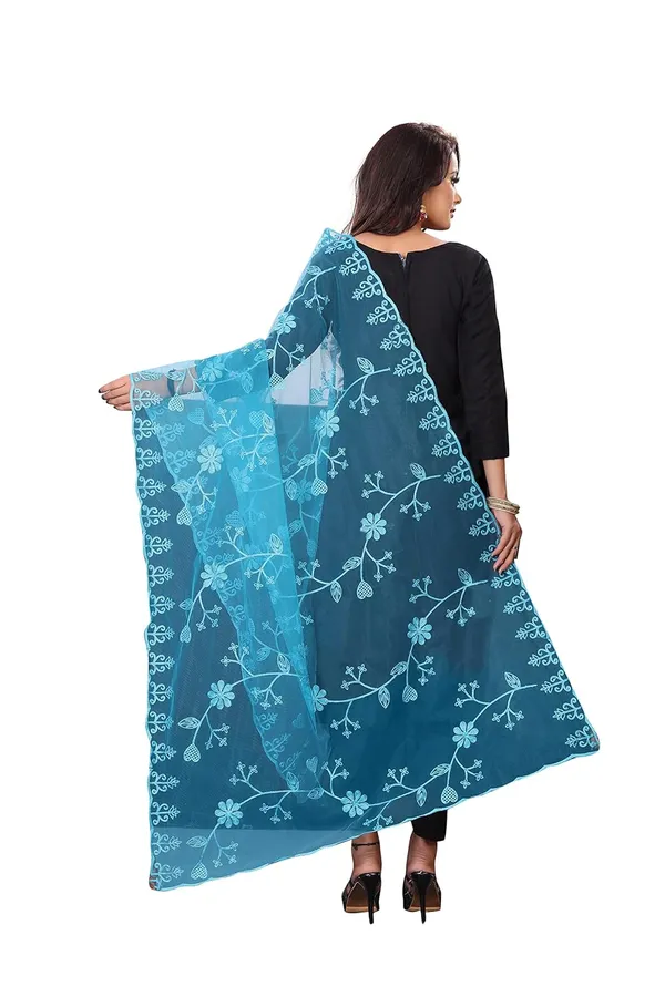 Designer_Women_Nylon_Net_Fancy_Embroidered_Dupatta_For_Women_Girl
