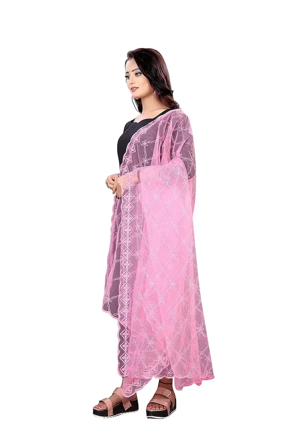 Designer_Women_Nylon_Net_Fancy_Embroidered_Dupatta_For_Women_Girl