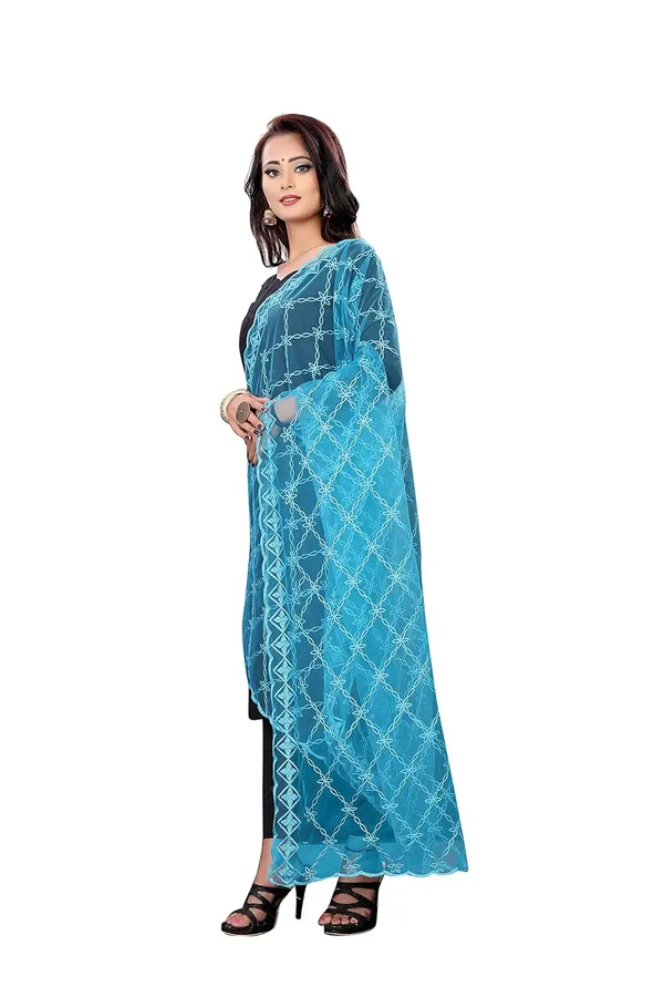 Designer_Women_Nylon_Net_Fancy_Embroidered_Dupatta_For_Women_Girl