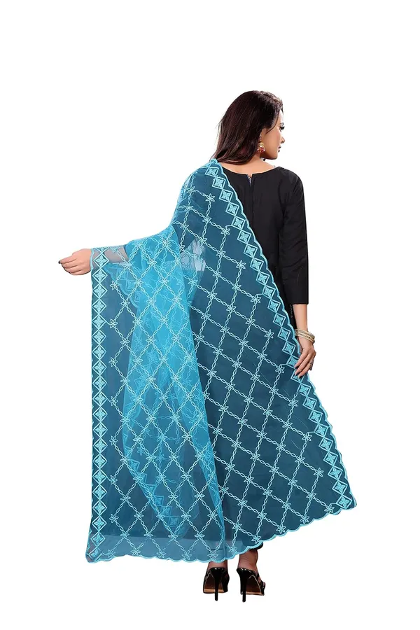 Designer_Women_Nylon_Net_Fancy_Embroidered_Dupatta_For_Women_Girl