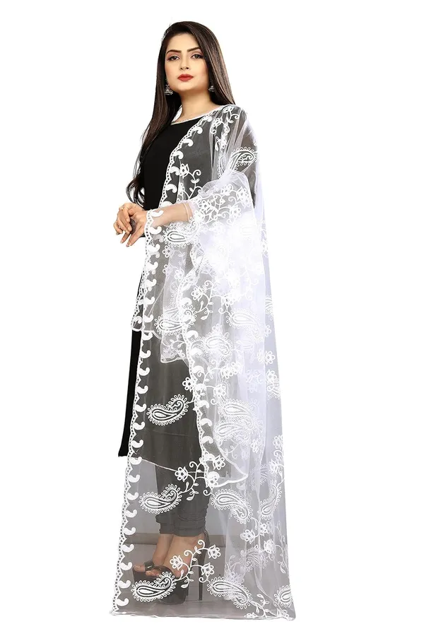 Designer_Women_Nylon_Net_Fancy_Embroidered_Dupatta_For_Women_Girl
