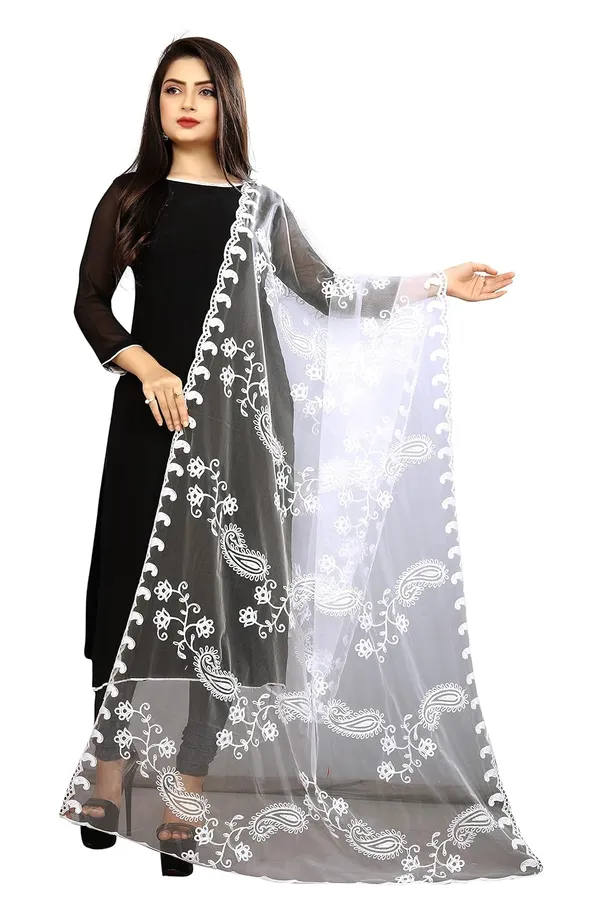Designer_Women_Nylon_Net_Fancy_Embroidered_Dupatta_For_Women_Girl