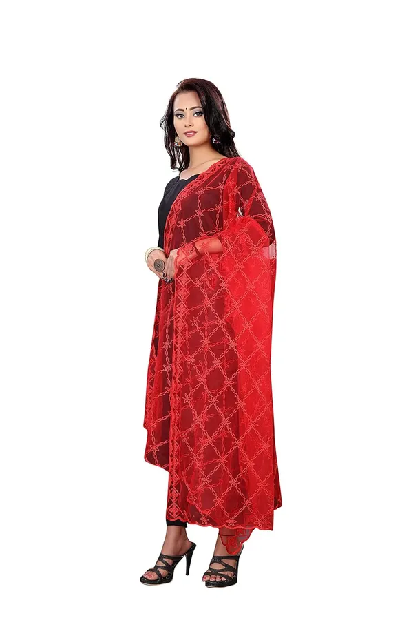 Designer_Women_Nylon_Net_Fancy_Embroidered_Dupatta_For_Women_Girl