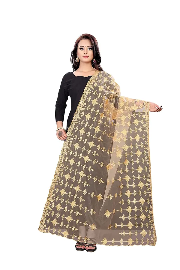 Designer_Women_Nylon_Net_Fancy_Embroidered_Dupatta_For_Women_Girl