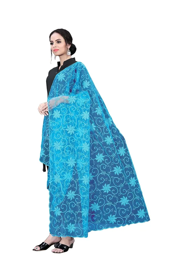 Designer_Women_Nylon_Net_Fancy_Embroidered_Dupatta_For_Women_Girl