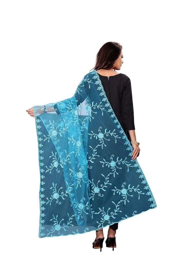 Designer_Women_Nylon_Net_Fancy_Embroidered_Dupatta_For_Women_Girl