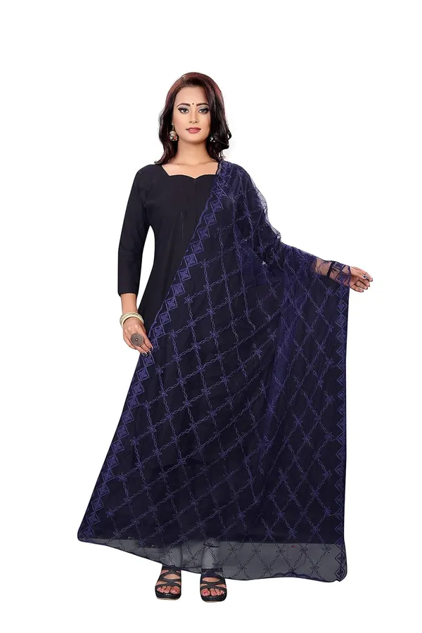 Designer_Women_Nylon_Net_Fancy_Embroidered_Dupatta_For_Women_Girl