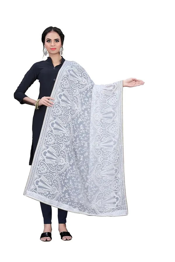 Designer_Women_Pure_Georgette_Kashmiri_Embroidered_Dupatta