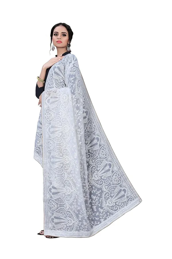 Designer_Women_Pure_Georgette_Kashmiri_Embroidered_Dupatta