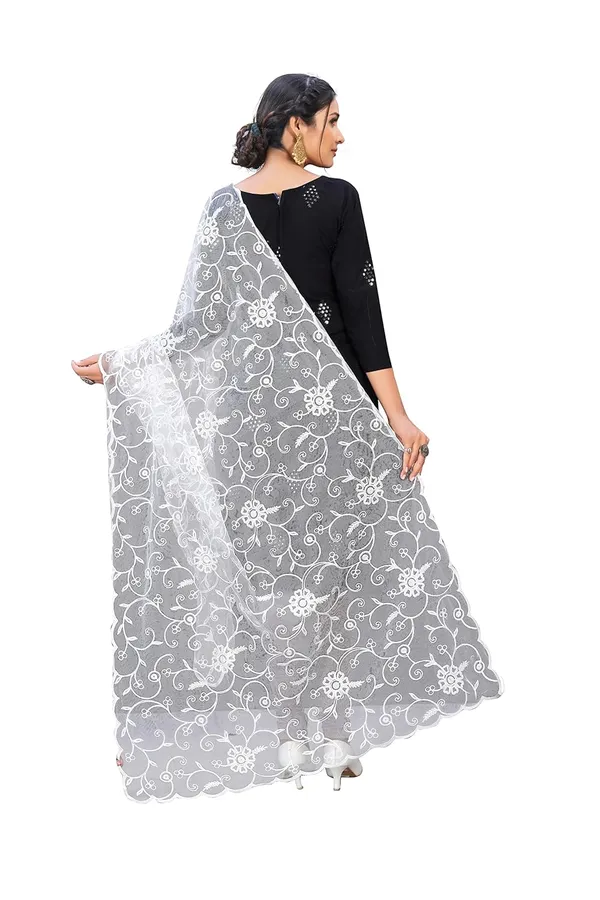 Designer_Women_Nylon_Net_Fancy_Embroidered_Dupatta_For_Women_Girl