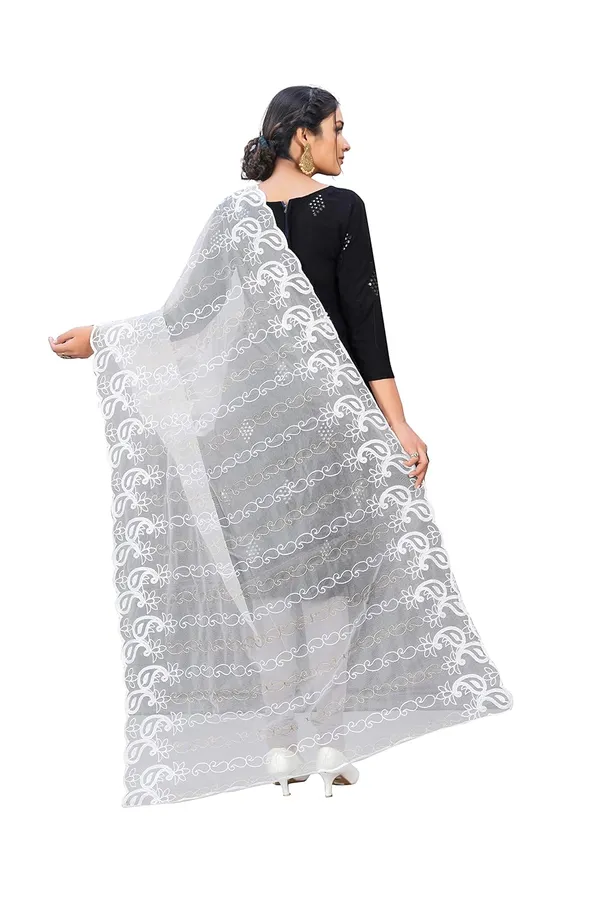 Designer_Women_Nylon_Net_Fancy_Embroidered_Dupatta_For_Women_Girl