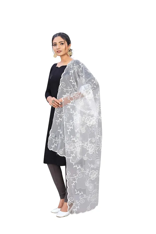 Designer_Women_Nylon_Net_Fancy_Embroidered_Dupatta_For_Women_Girl
