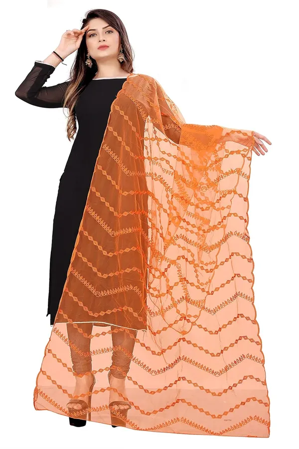 Designer_Women_Nylon_Net_Fancy_Embroidered_Dupatta_For_Women_Girl