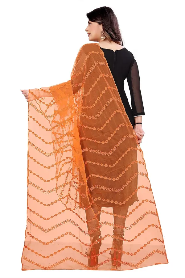Designer_Women_Nylon_Net_Fancy_Embroidered_Dupatta_For_Women_Girl