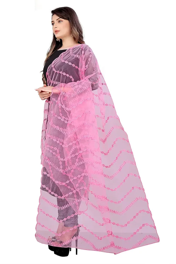 Designer_Women_Nylon_Net_Fancy_Embroidered_Dupatta_For_Women_Girl