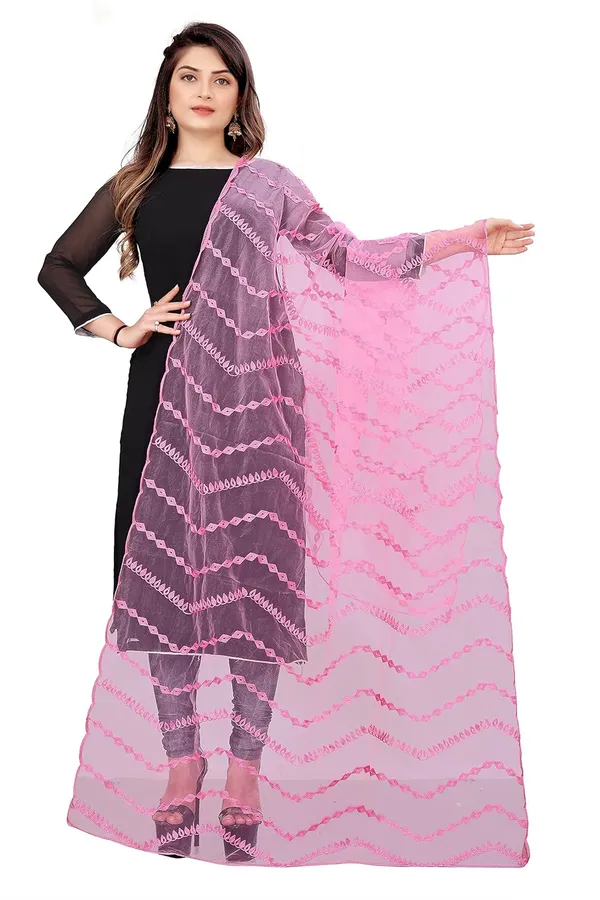Designer_Women_Nylon_Net_Fancy_Embroidered_Dupatta_For_Women_Girl