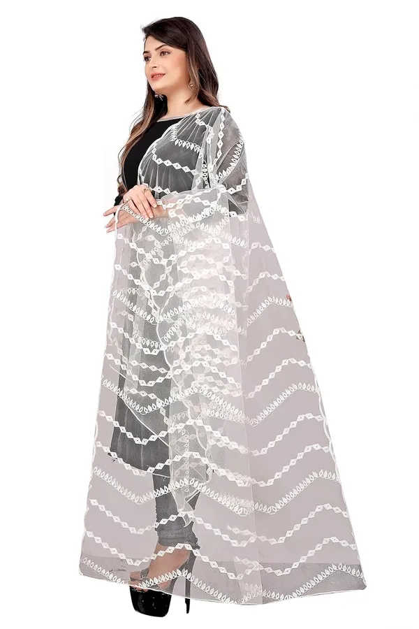 Designer_Women_Nylon_Net_Fancy_Embroidered_Dupatta_For_Women_Girl