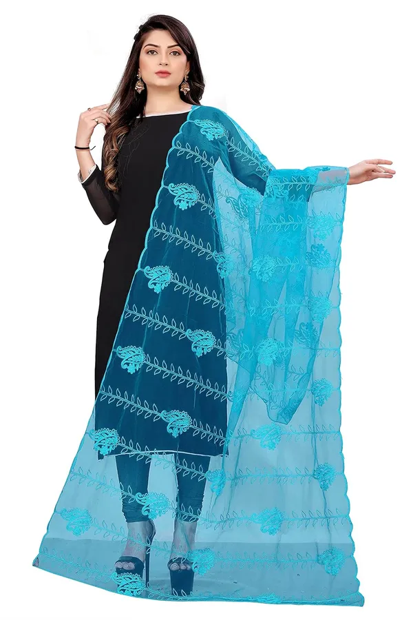 Designer_Women_Nylon_Net_Fancy_Embroidered_Dupatta_For_Women_Girl