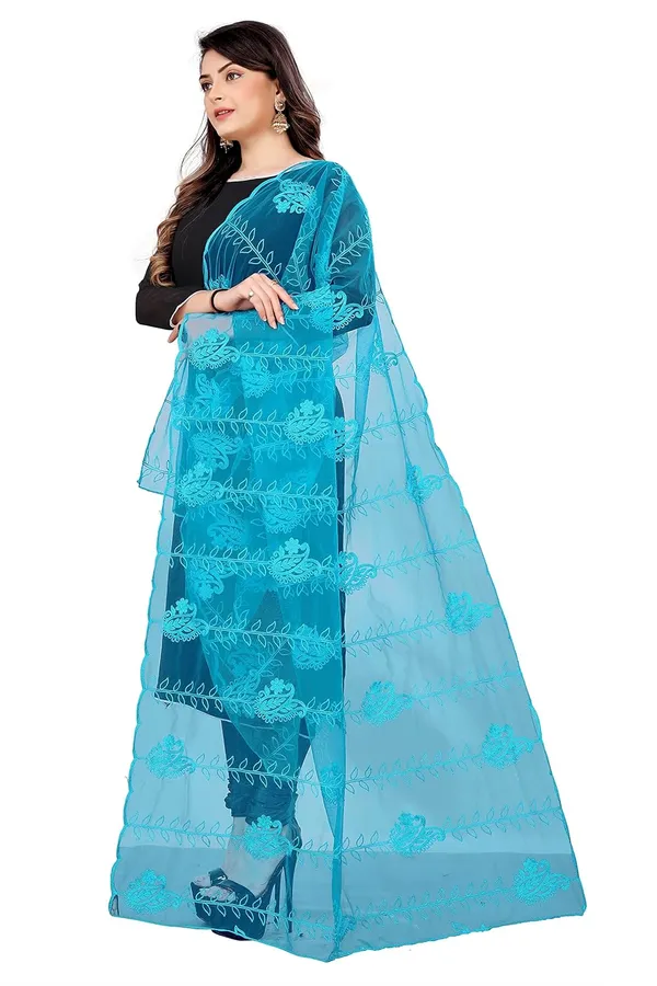 Designer_Women_Nylon_Net_Fancy_Embroidered_Dupatta_For_Women_Girl