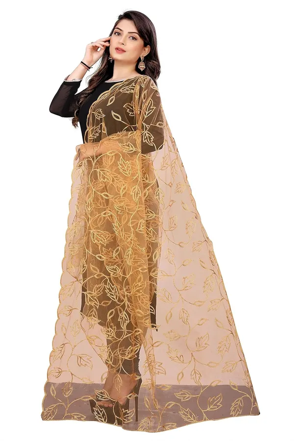 Product_Summary_Akshar_Llc_Designer_Women_Nylon_Net_Fancy_Embroidered_Dupatta_For_Women_Girl