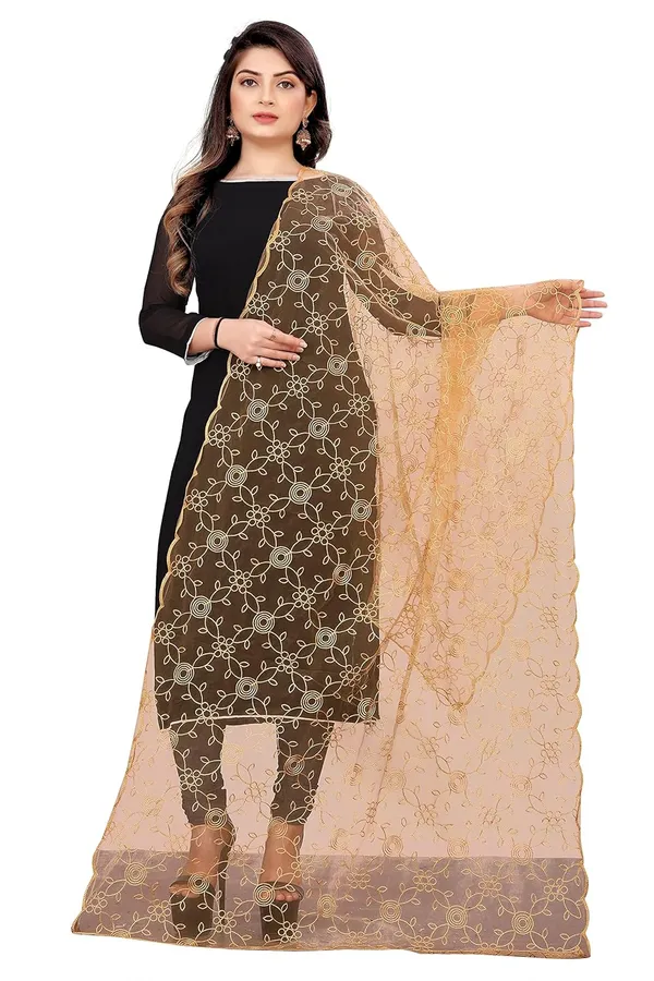Designer_Women_Nylon_Net_Fancy_Embroidered_Dupatta_For_Women_Girl
