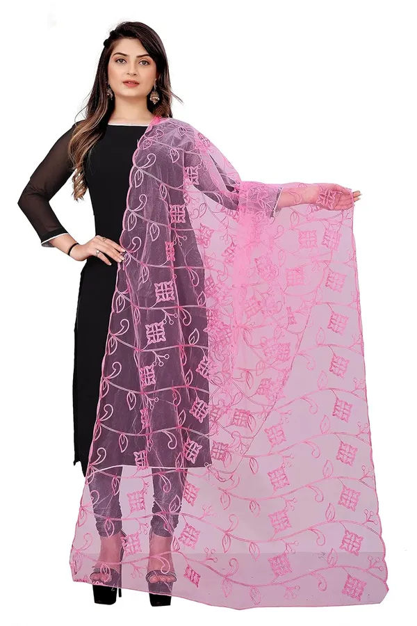 Designer_Women_Nylon_Net_Fancy_Embroidered_Dupatta_For_Women_Girl