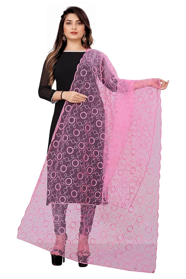 Product_Summary_Akshar_Llc_Designer_Women_Nylon_Net_Fancy_Embroidered_Dupatta_For_Women_Girl