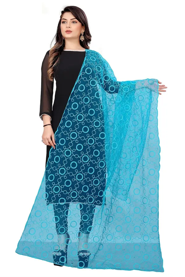 Designer_Women_Nylon_Net_Fancy_Embroidered_Dupatta_For_Women_Girl