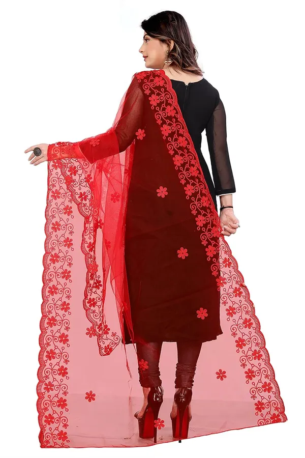 Designer_Women_Nylon_Net_Fancy_Embroidered_Dupatta_For_Women_Girl