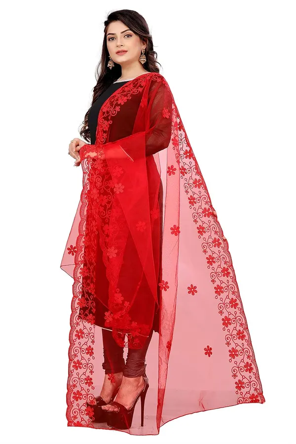 Designer_Women_Nylon_Net_Fancy_Embroidered_Dupatta_For_Women_Girl