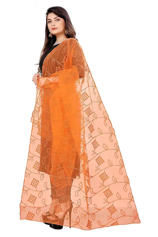 Designer_Women_Nylon_Net_Fancy_Embroidered_Dupatta_For_Women_Girl
