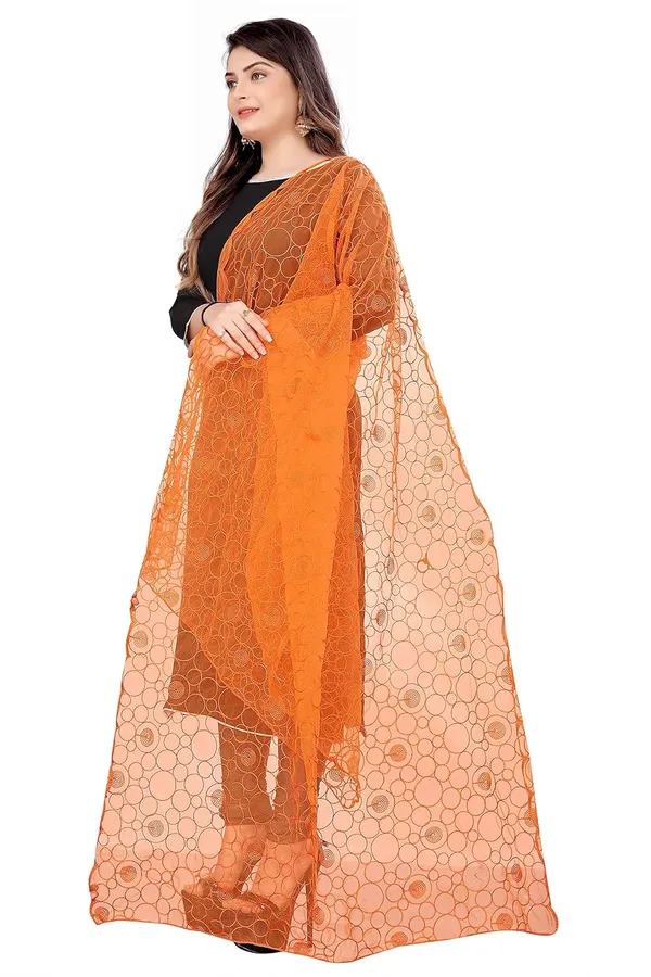 Designer_Women_Nylon_Net_Fancy_Embroidered_Dupatta_For_Women_Girl