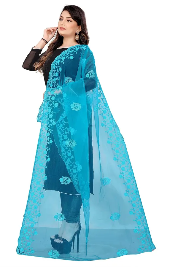 Designer_Women_Nylon_Net_Fancy_Embroidered_Dupatta_For_Women_Girl