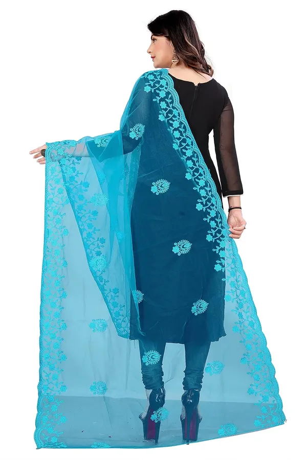 Designer_Women_Nylon_Net_Fancy_Embroidered_Dupatta_For_Women_Girl