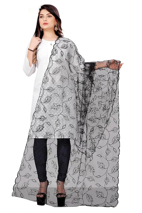 Product_Summary_Akshar_Llc_Designer_Women_Nylon_Net_Fancy_Embroidered_Dupatta_For_Women_Girl