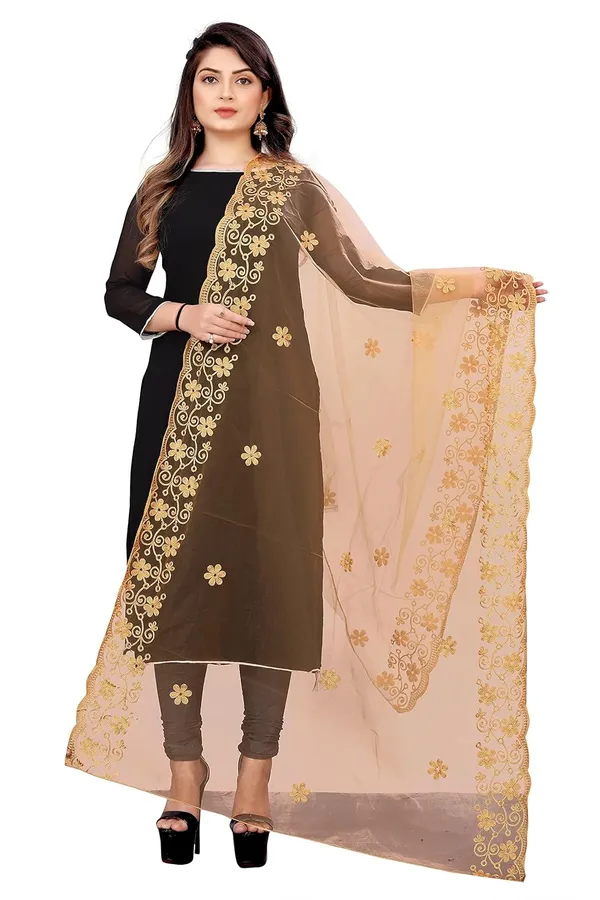 Designer_Women_Nylon_Net_Fancy_Embroidered_Dupatta_For_Women_Girl