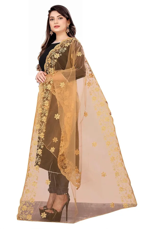 Designer_Women_Nylon_Net_Fancy_Embroidered_Dupatta_For_Women_Girl