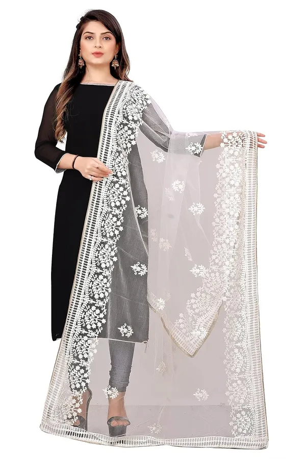 Designer_Women_Nylon_Net_Fancy_Embroidered_Dupatta_For_Women_Girls