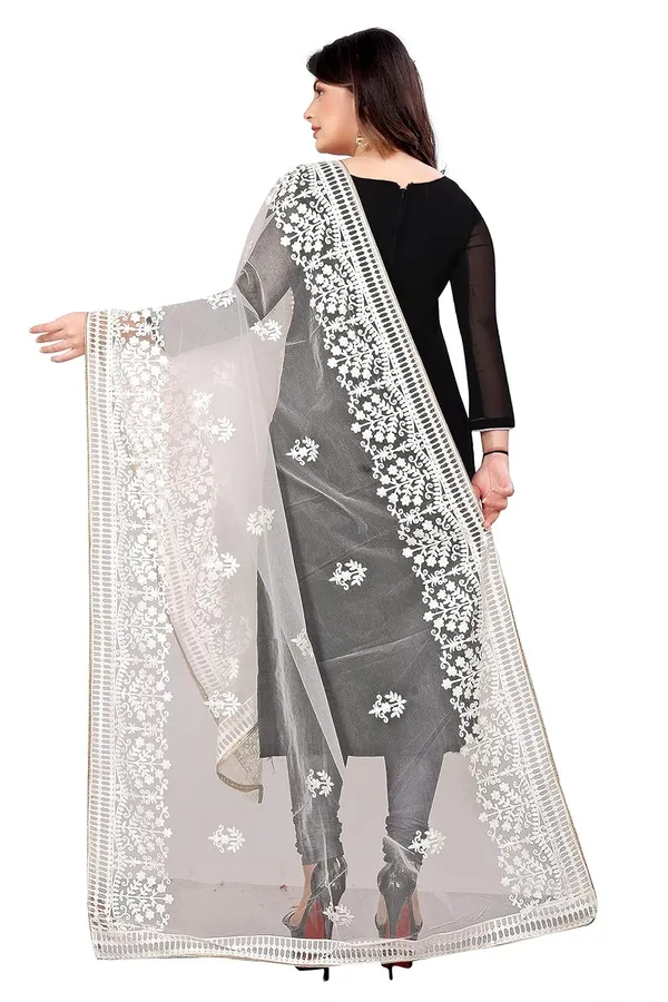 Designer_Women_Nylon_Net_Fancy_Embroidered_Dupatta_For_Women_Girls