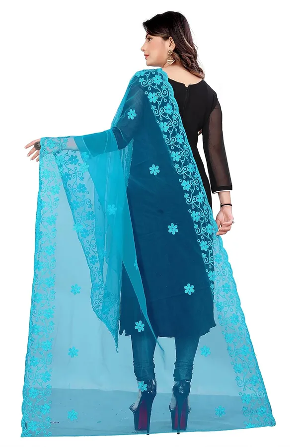 Designer_Women_Nylon_Net_Fancy_Embroidered_Dupatta_For_Women_Girl
