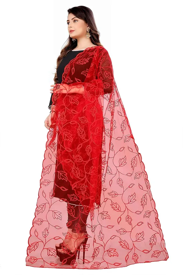Designer_Women_Nylon_Net_Fancy_Embroidered_Dupatta_For_Women_Girl