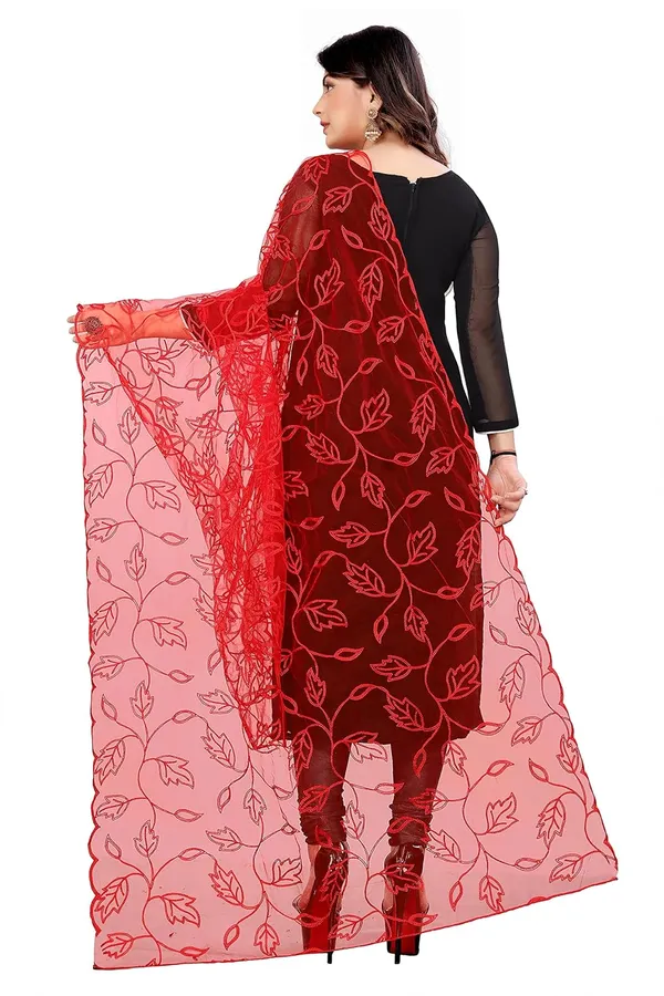 Designer_Women_Nylon_Net_Fancy_Embroidered_Dupatta_For_Women_Girl