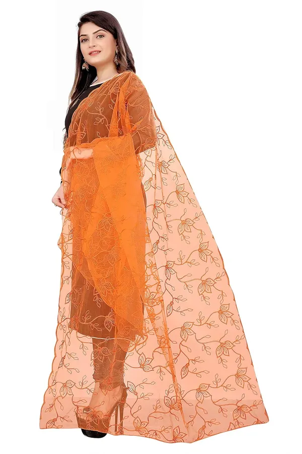 Designer_Women_Nylon_Net_Fancy_Embroidered_Dupatta_For_Women_Girl